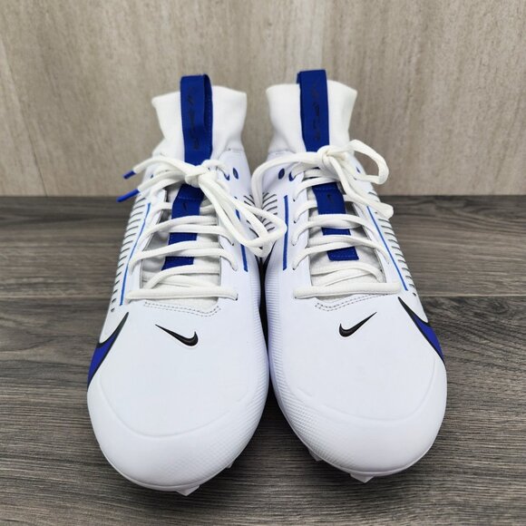 Nike Vapor Edge Pro 360 2 TB Size 13 Mens White Blue Football Cleats - Picture 4 of 12